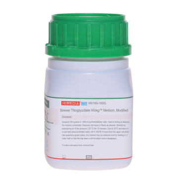 Brewer Thioglycollate HiVeg® Medium,  Modified (Thioglycollate HiVeg® Medium,  Linden)