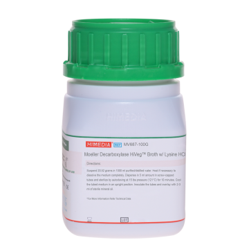 Moeller Decarboxylase HiVeg® Broth w/ Lysine HCl