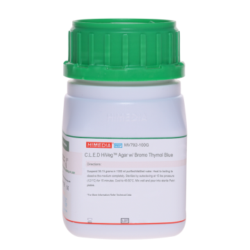 C.L.E.D. HiVeg® Agar w/ Bromo Thymol Blue
