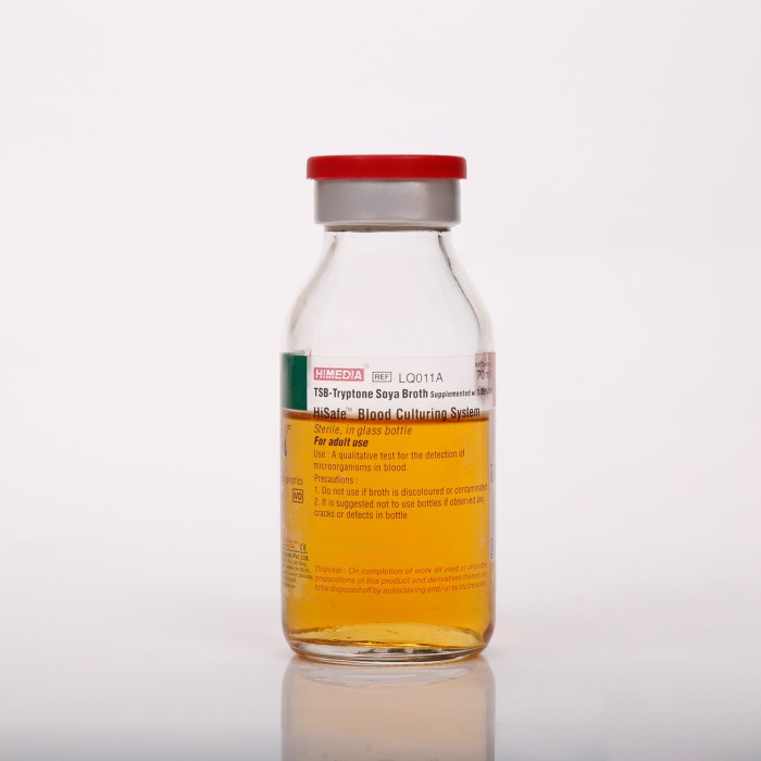 TSB - Tryptone Soya Broth Supplemented 
w/ 0.05% SPS