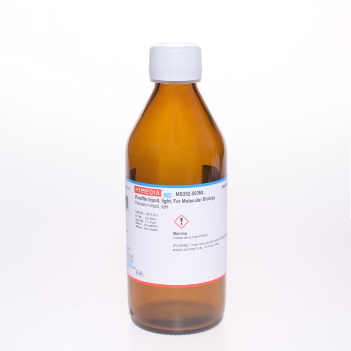 Paraffin liquid, light For Molecular Biology