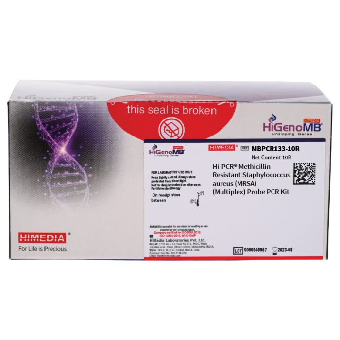 Hi-PCR® Methicillin Resistant Staphylococcus aureus (MRSA) (Multiplex) Probe PCR Kit