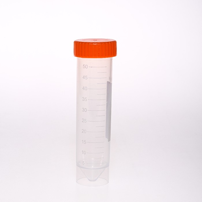 Centrifuge Tube, 50 ml,Orange Cap, Self standing