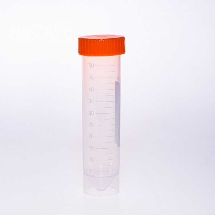 Centrifuge Tube, 50 ml,Orange Cap, Self standing