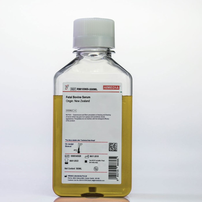 Sure Fetal Bovine Sera, Sterile Filtered, New Zealand