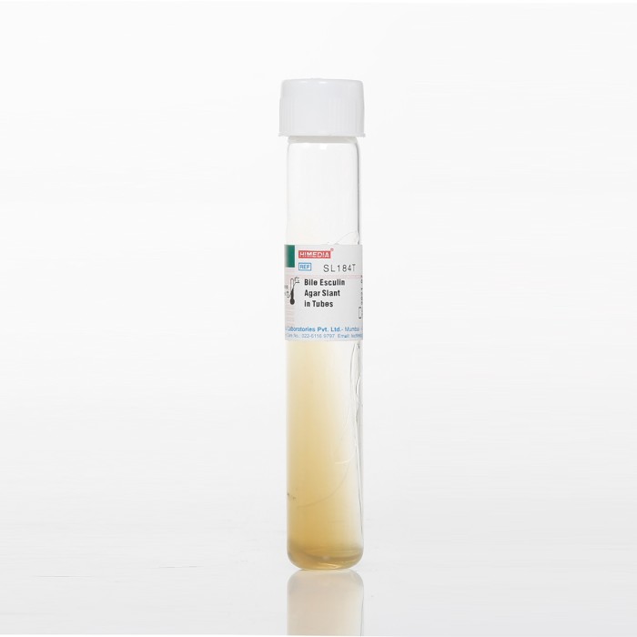 Bile Esculin Agar Slant in Tubes