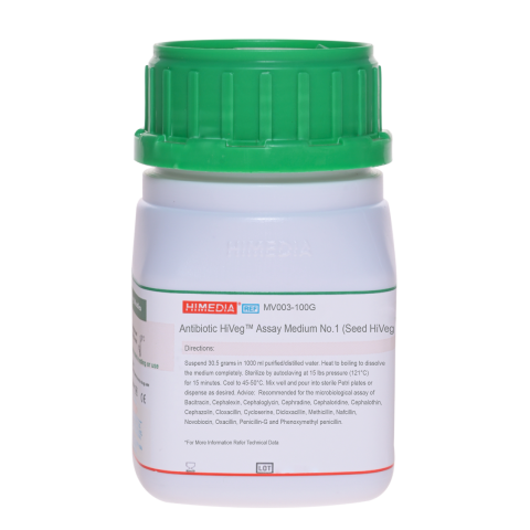 Antibiotic HiVeg® Assay Medium No.1 (Seed HiVeg® Agar)