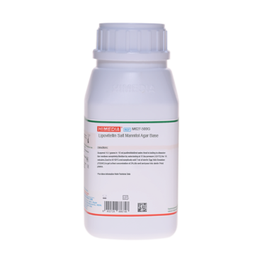 Lipovitellin Salt Mannitol Agar Base