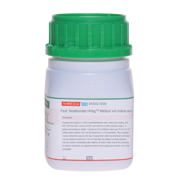 Fluid Tetrathionate HiVeg™ Medium  w/o Iodine and BG (Tetrathionate  HiVeg™ Broth Base w/o Iodine & BG)