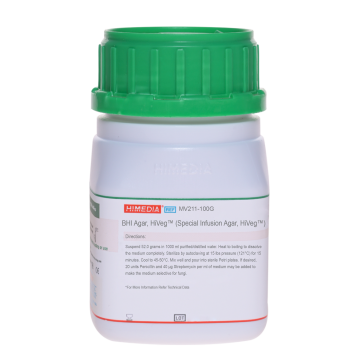 BHI Agar, HiVeg™ (Brain Heart Infusion Agar, HiVeg™) (Special Infusion Agar, HiVeg™)