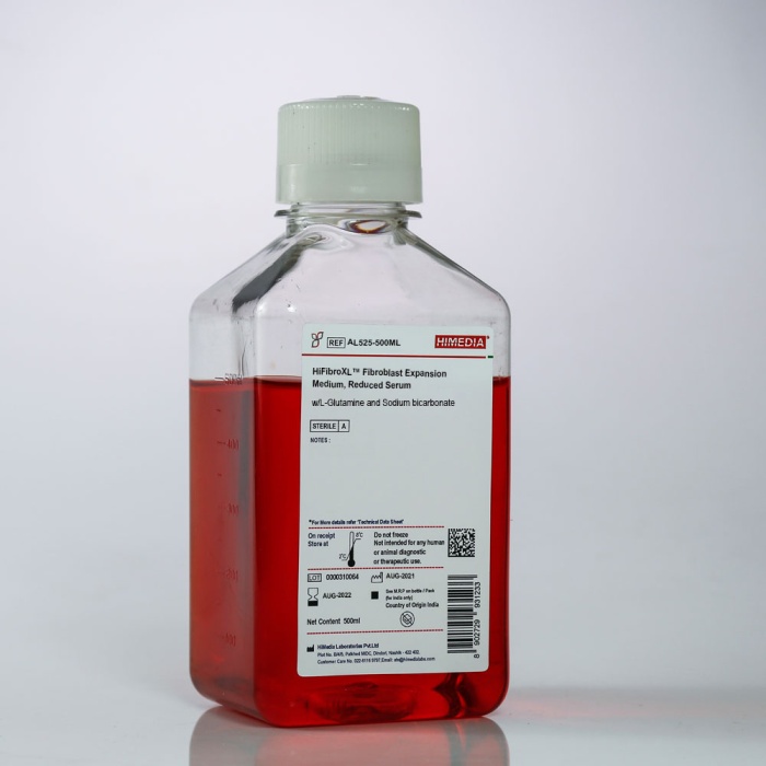 HiFibroXL™ Fibroblast Expansion Medium, Reduced Serum w/L-Glutamine and Sodium bicarbonate