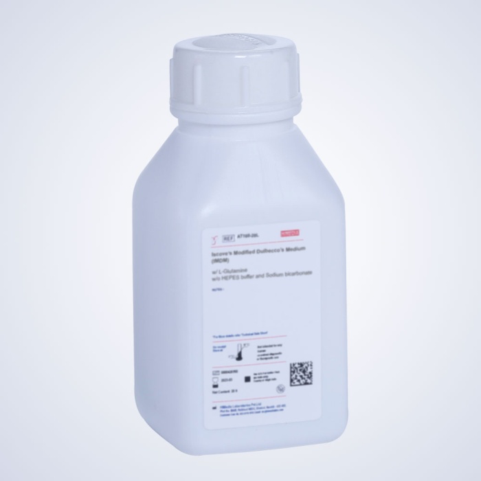 Iscove's Modified Dulbecco's Medium (IMDM) w/o L-Glutamine, HEPES, Sodium bicarbonate and Phenol red
