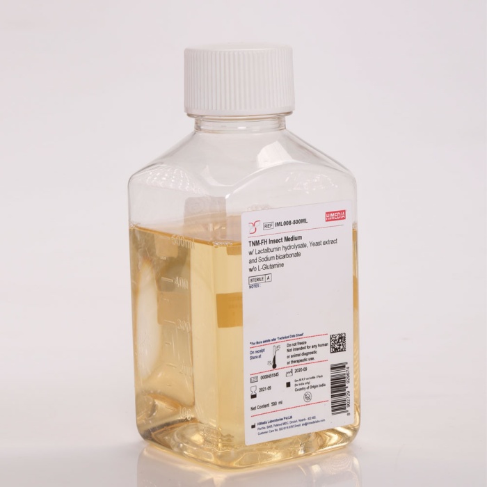 TNM-FH Insect Medium w/ Lactalbumin hydrolysate, Yeast extract and Sodium bicarbonate w/o L-Glutamine