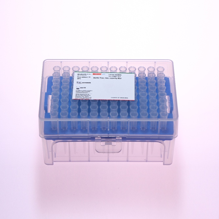Barrier Tips,20µl Max capacity 20 μl
