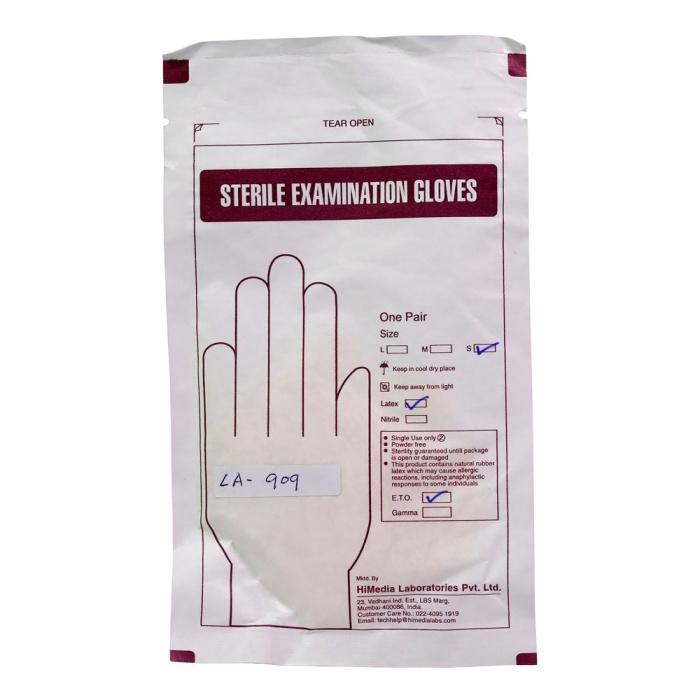 Latex Examination Gloves, Small Size