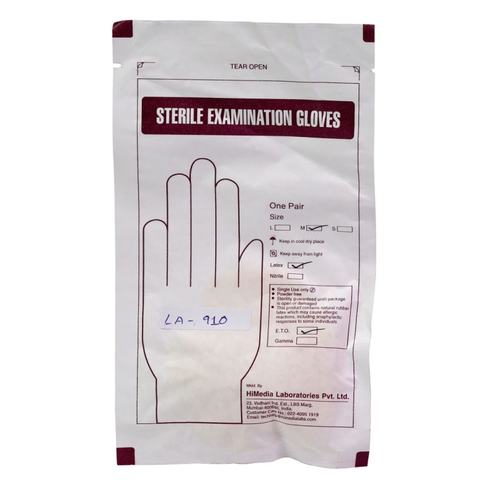 Latex Examination Gloves, Medium size