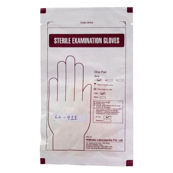 Latex Examination Gloves, Large size