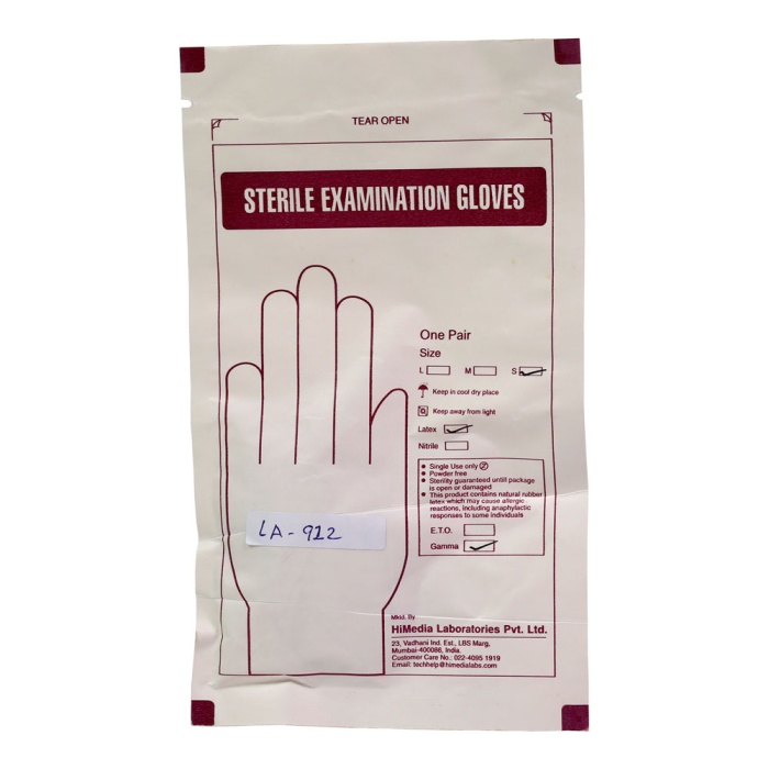 Latex Examination Gloves, Small size