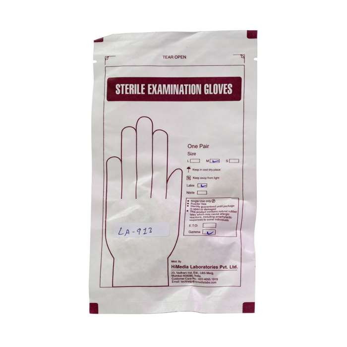 Latex Examination Gloves, Medium size