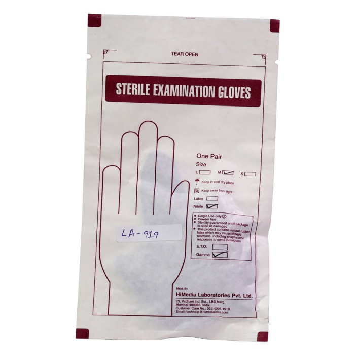 Bluple Nitrile Examination Gloves, Medium Size