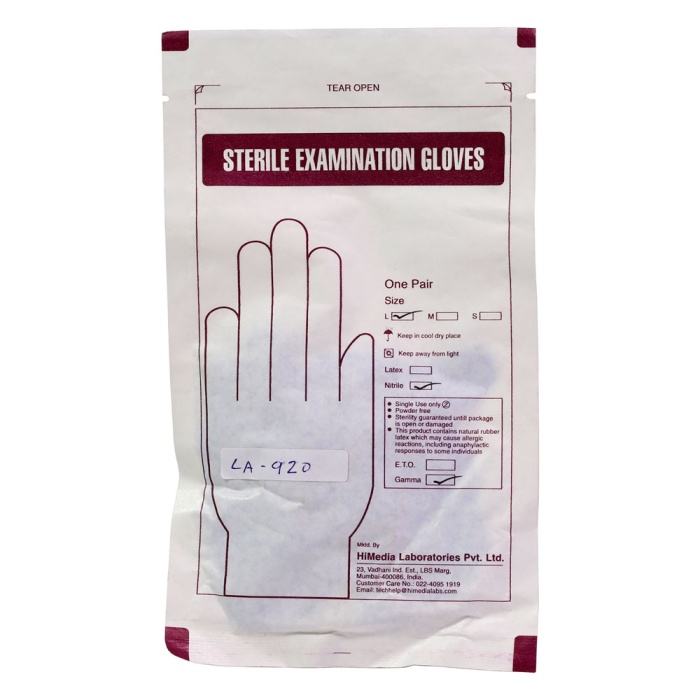 Bluple Nitrile Examination Gloves, Large Size