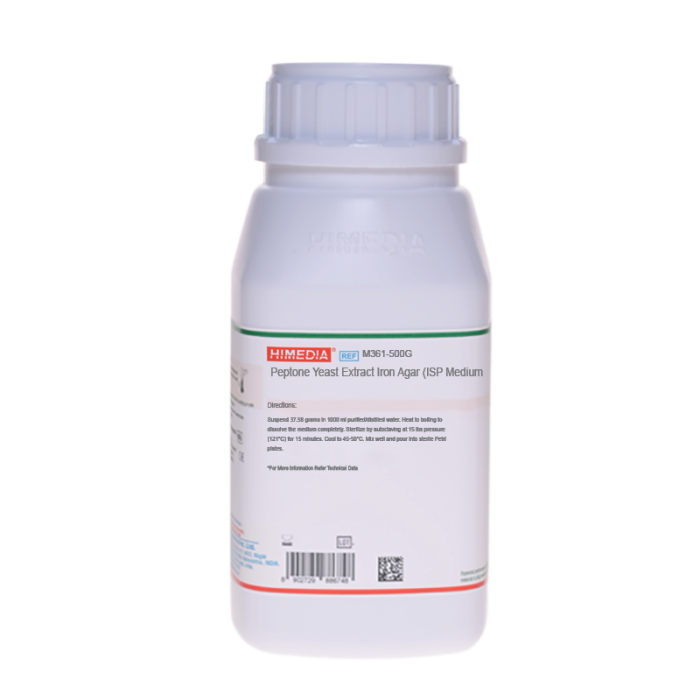 ISP Medium No. 6 (Peptone Yeast Extract Iron Agar)