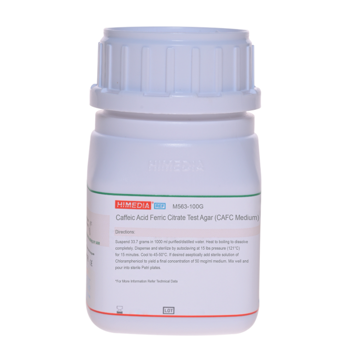 Caffeic Acid Ferric Citrate Test Agar  (CAFC Medium)