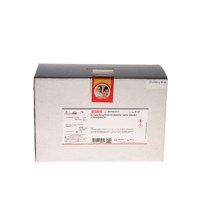 Hi-Super Speed Sickle Kit (Solubility Test for detection of Hemoglobin ‘S’)