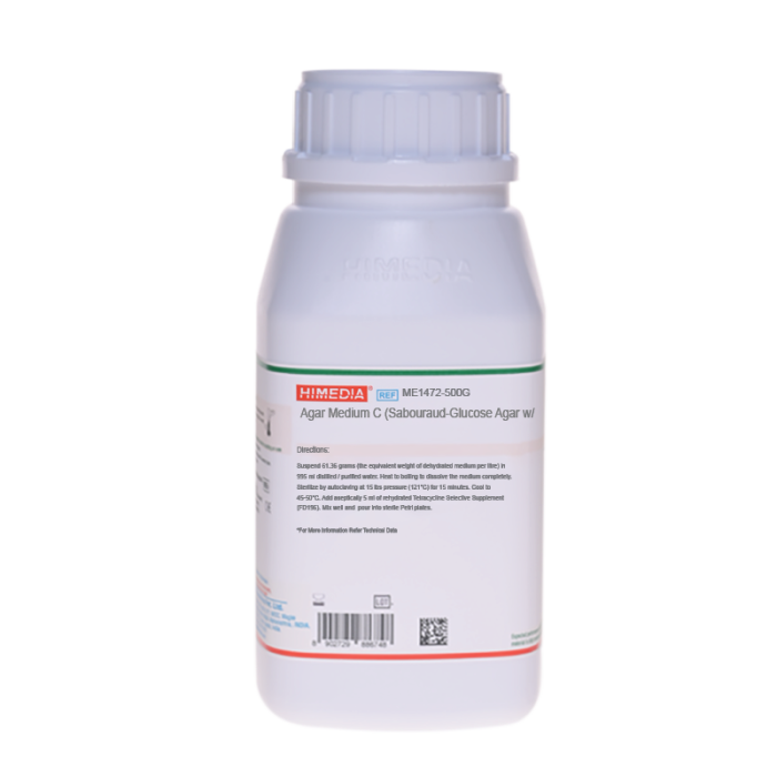 Agar Medium C (Sabouraud-Glucose Agar with Antibiotics)