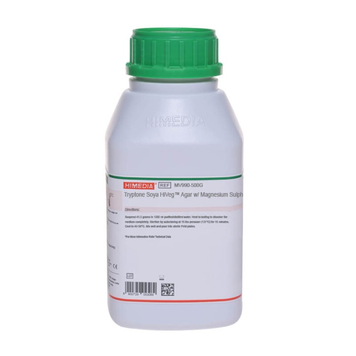 Tryptone Soya HiVeg™ Agar w/ Magnesium  Sulphate (TSAM)