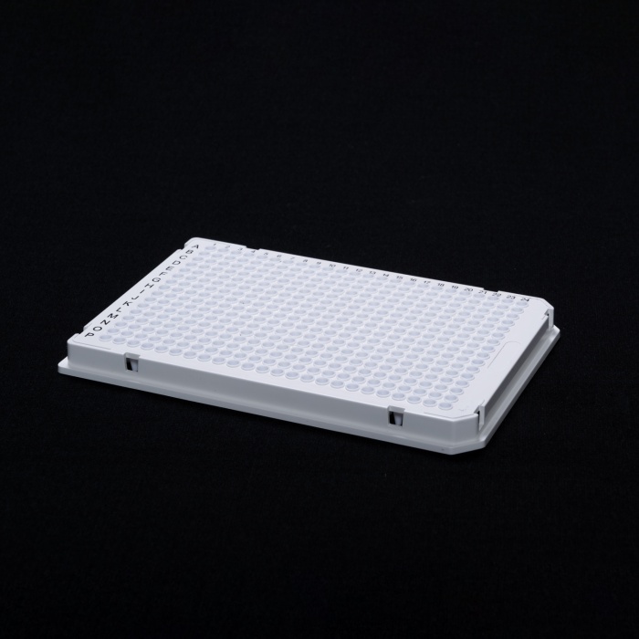384 well Full-skirt White plate