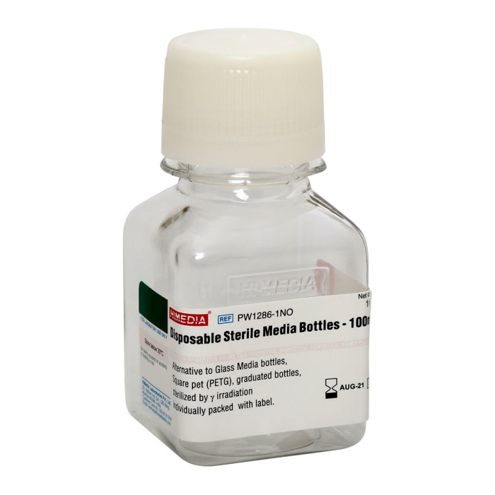 Disposable Sterile Media Bottles - 100 ml