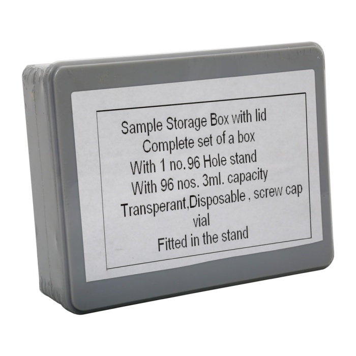 Serum Vial Sample Storage Box and Stand