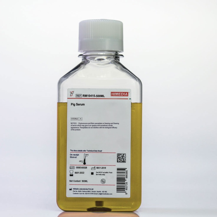 Pig Serum, Sterile Filtered