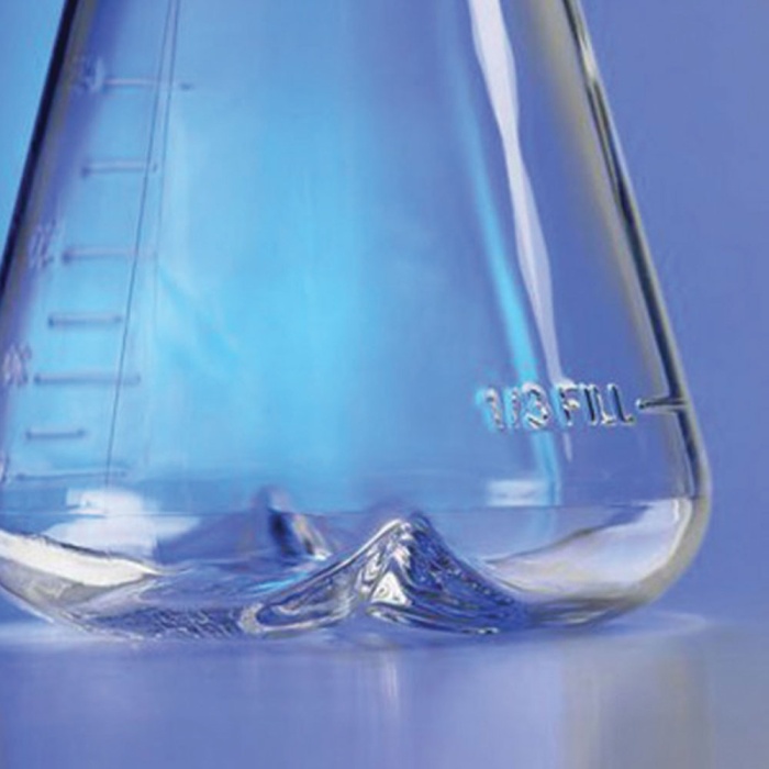 Erlenmeyer Flasks, Baffled bottom