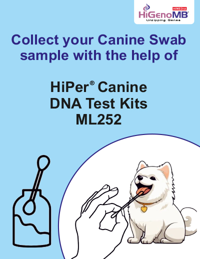 HiPer Canine DNA Test Kits (ML252)